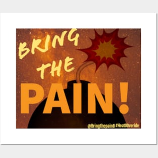 #BringThePain logo Posters and Art